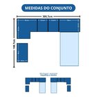 Guarda-roupa Solteiro Modulado 6 Peças Infinity Cedro|blush